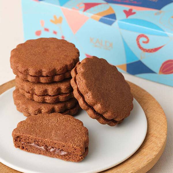 カカオの森　サモア　チョコレートサンドクッキー　5p【賞味期限：2026/2/28】