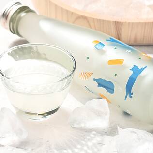【お酒】純米吟醸　ほろ酔いにゃん　うすにごり　アイスクリーム　200ml