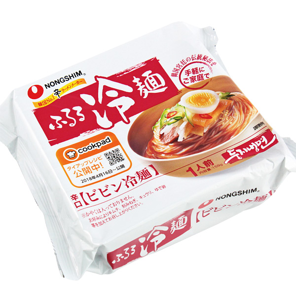 農心　ふるる冷麺（ビビン麺） 159g