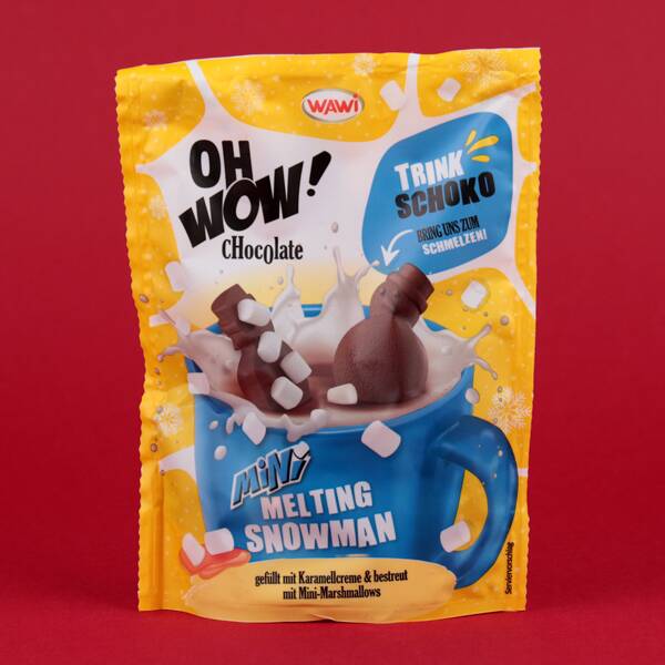 オーワオ　チョコレート　ミニ　メルティングスノーバディ　キャラメル　90g【クリスマス】