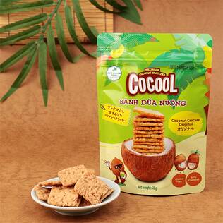 コクール　焼ココナッツクラッカー　オリジナル　50g