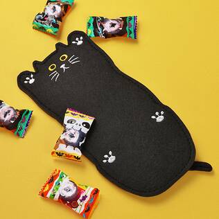 ハロウィン黒ネコペンケース　1個【ハロウィン】