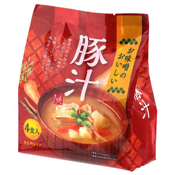 お味噌のおいしい 豚汁 4食 カルディコーヒーファーム オンラインストア