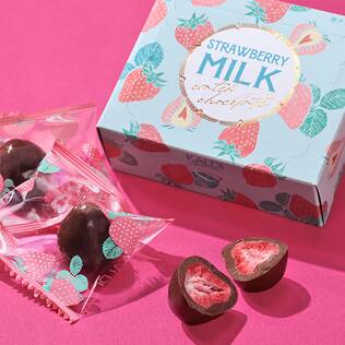 苺のコーテッドチョコ　ミルク　3p