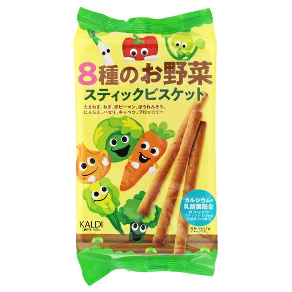 8種のお野菜スティックビスケット　85g