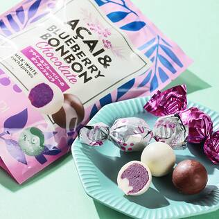 アサイーとブルーベリーのボンボンショコラ　6p