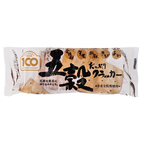 前田製菓　五穀たっぷりクラッカー　70g