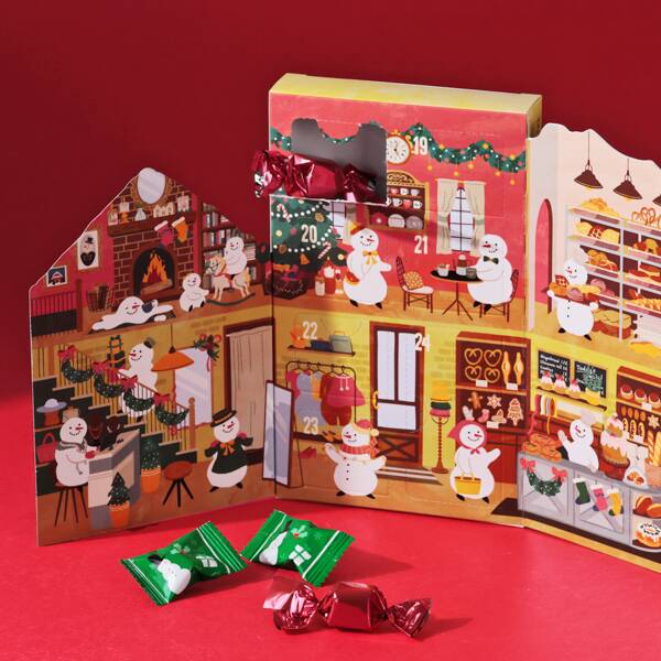 クリスマスカード　7日間カウントダウン2025　1個【クリスマス】