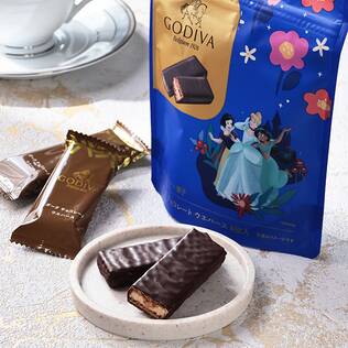 ダークチョコレート　ウエハース（ディズニープリンセス）　4p