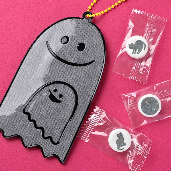 リフレクターおばけポーチ　1個【ハロウィン】