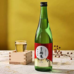 【お酒】越後鶴亀　しぼりたて純米吟醸　720ml