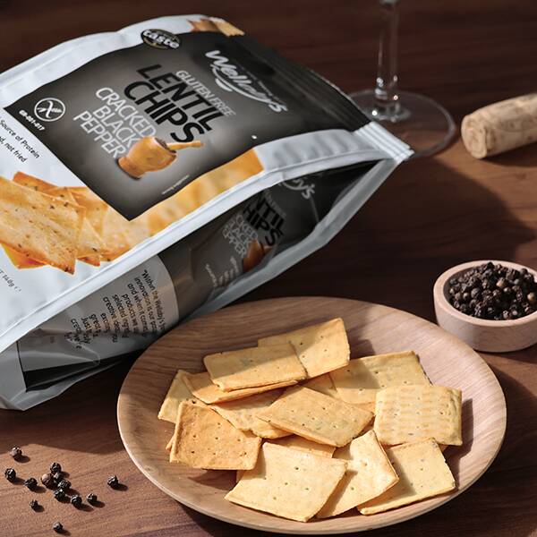 ウェラビィーズ　レンティルチップ　ブラックペッパー　140g