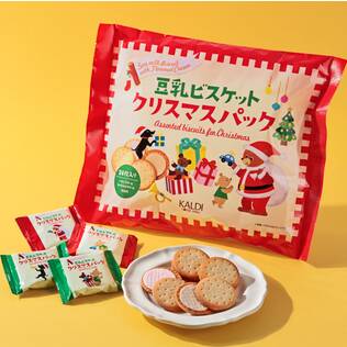 豆乳ビスケット　クリスマスパック　24p【クリスマス】（いちごクリーム・キャラメルクリーム）