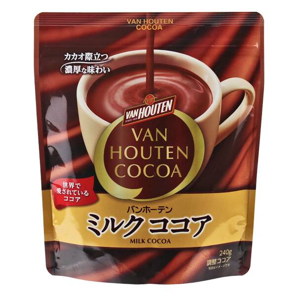 バンホーテン ミルクココア袋入 240g カルディコーヒーファーム オンラインストア