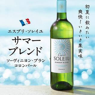 【お酒】エスプリ・ソレイユ　サマーブレンド　ソーヴィニヨンブラン・コロンバール（白）750ml