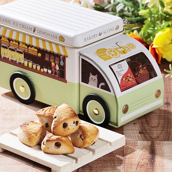 フードトラック缶（スコーン入り）　6p