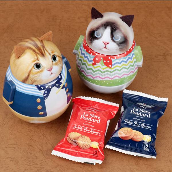 オンラインストア限定　ラ・メール・プラール　キャット缶　サブレ＆パレアソート　1個