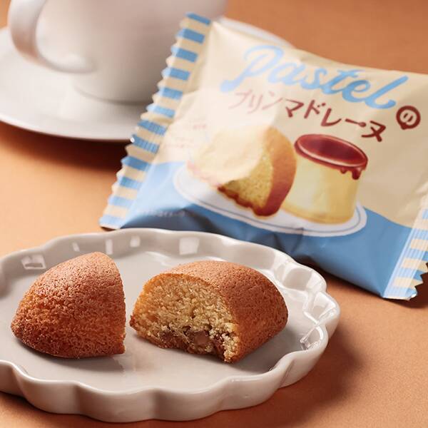 オンラインストア限定　パステルのプリンマドレーヌ　1個【賞味期限：2026/3/13】