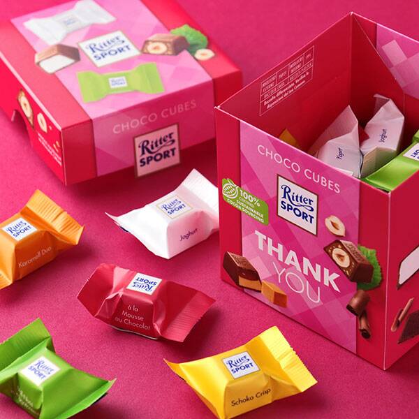 リッター　チョコキューブ　サンキューボックス　176g