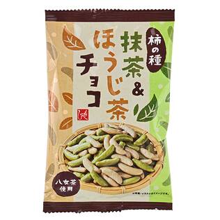 柿の種　抹茶＆ほうじ茶チョコ　50g