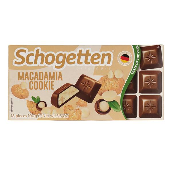 トランフ・ショゲッテン　マカダミアクッキーチョコレート　100g