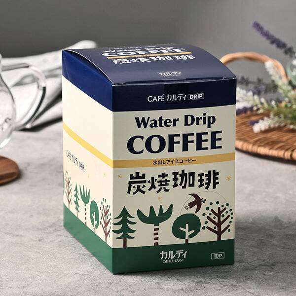 カフェカルディドリップ　ウォータードリップコーヒー　炭焼珈琲　10p箱入り