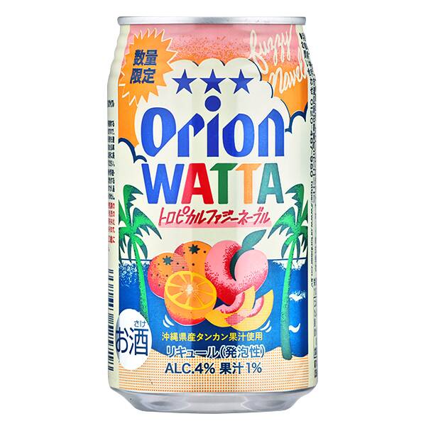 【お酒】オンラインストア限定　オリオン　WATTA（ワッタ）トロピカルファジーネーブル　350ml