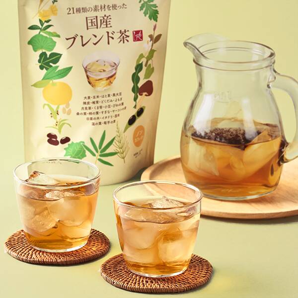 21種類の素材を使った国産ブレンド茶　26p