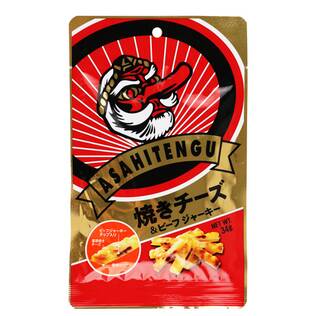 アサヒテング　焼きチーズ＆ビーフジャーキー　34g