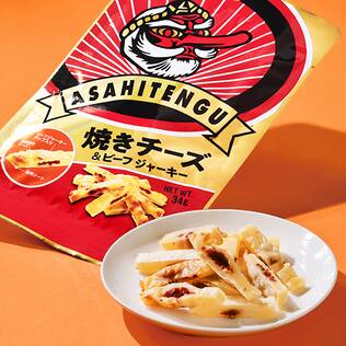 アサヒテング　焼きチーズ＆ビーフジャーキー　34g
