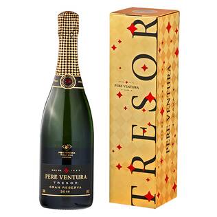 【お酒】ペレ・ベントゥーラ　カバ　トレゾール　ブリュット　グラン・レセルバ　ギフトボックス入り（白・発泡）　750ml