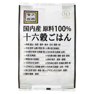 旭食品　贅沢穀類　国内産原料100％　十六穀ごはん　180g