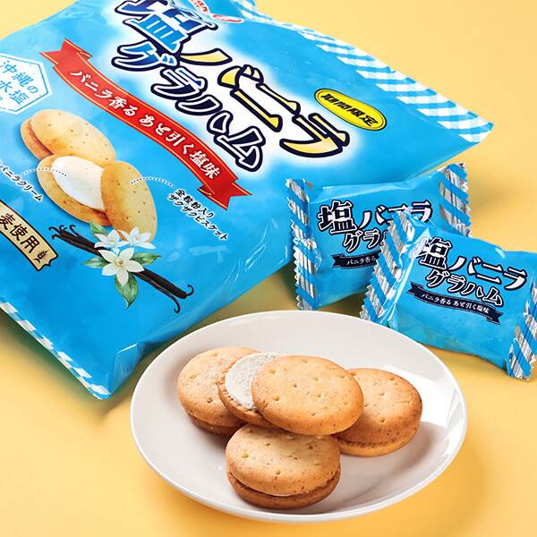宝製菓　塩バニラグラハム　117g