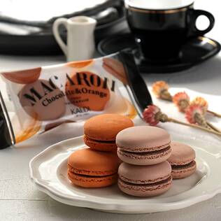 マカロン　ショコラ＆オレンジ　2p【賞味期限：2026/3/14】