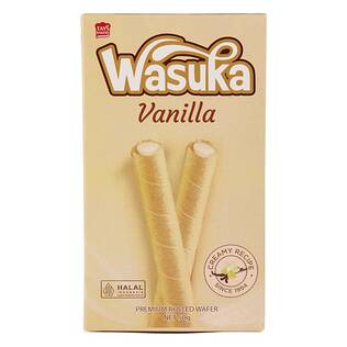 ワスカ　ウエハーロール　バニラ味　50g