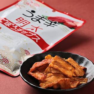 カモ井　うま辛明太ごぼうチップス　30g