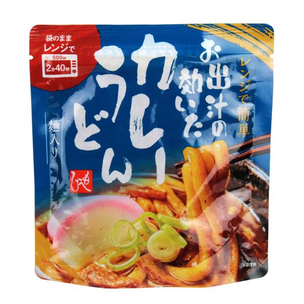 レンジで簡単　お出汁の効いたカレーうどん　240g