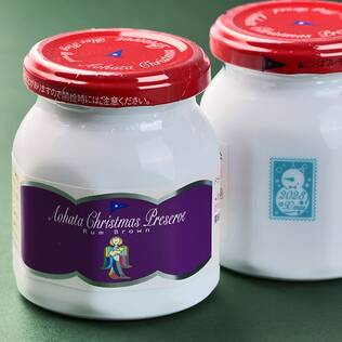 アヲハタ　クリスマスプリザーブ　ラムブラウン　170g