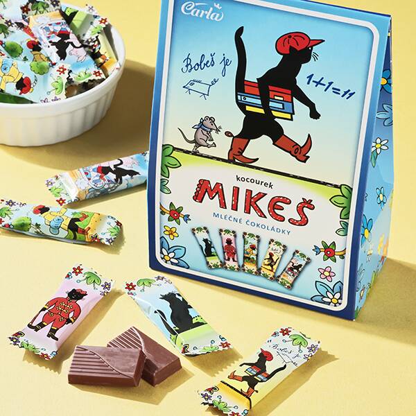 カーラ　ミニチョコレート（黒ねこミケシュ）　100g