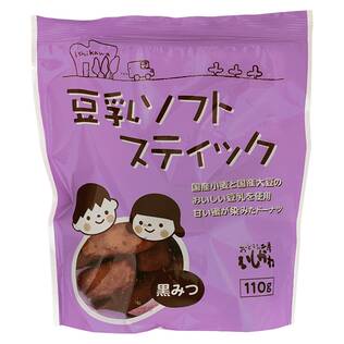 おとうふ工房いしかわ　豆乳ソフトスティック　黒みつ　110g【賞味期限：2024/1/7】