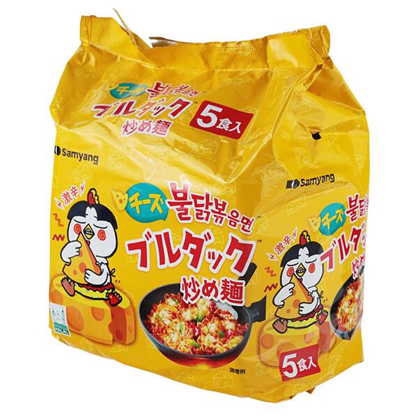 三養　チーズブルダック炒め麺　5袋入り