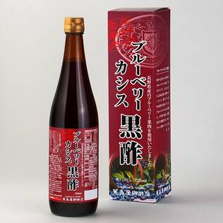 貿易屋珈琲　長野産　ブルーベリーカシス黒酢　720ml