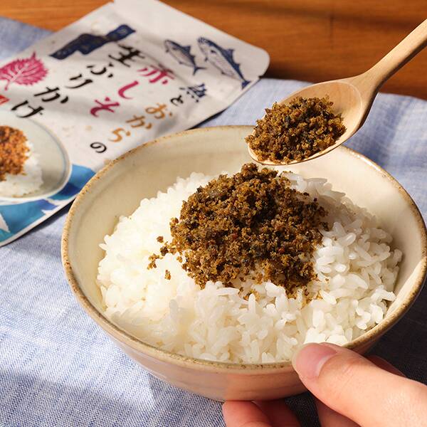 魚とおからの赤しそ生ふりかけ