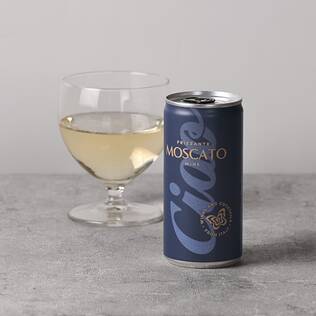 【お酒】チャオ　モスカート　スパークリング缶ワイン　（白・微発泡）　200ml