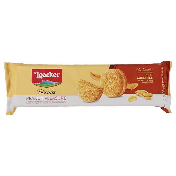 ロアカー　ビスケット　ピーナッツプレジャー　80g
