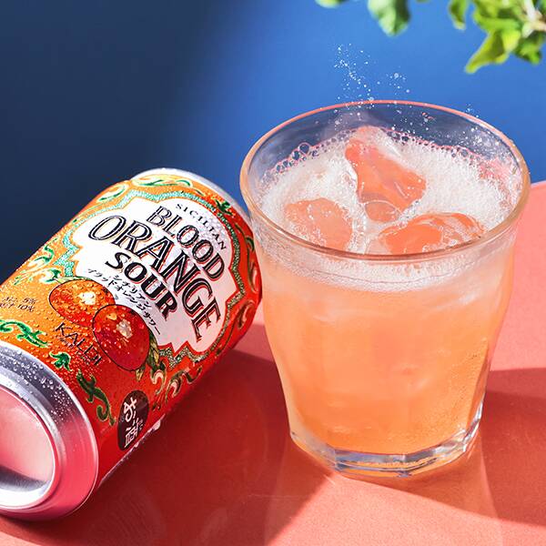 お酒】シチリアンブラッドオレンジサワー 350ml - カルディコーヒー