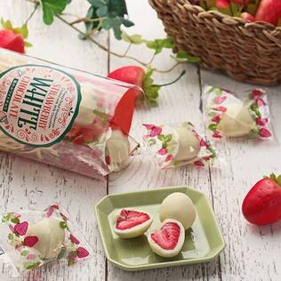 苺のホワイトチョコ（筒）　6p