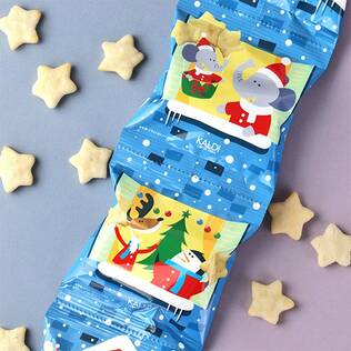 クリスマスおせんべい　4p【クリスマス】