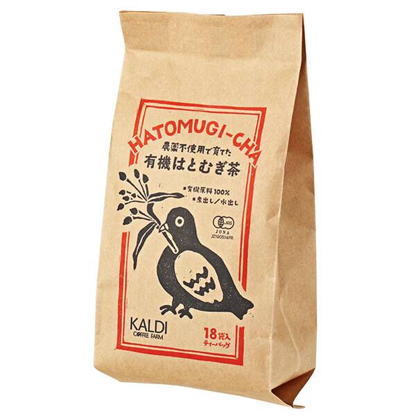農薬不使用で育てた 有機はとむぎ茶 72g - カルディコーヒーファーム オンラインストア