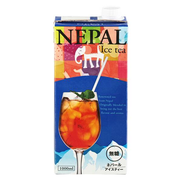 ネパールアイスティー無糖　1000ml【賞味期限：2023/6/6】